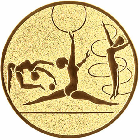 Вставки для медалей и кубков, B-S127 худ. гимнастика 