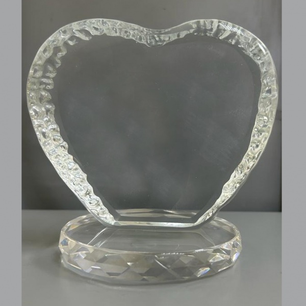 Награда из стекла KN-11222 сердце
