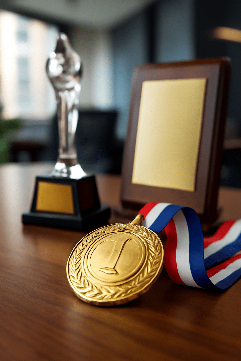 Награды для сотрудников компании — медали и статуэтки как символ признания успехов