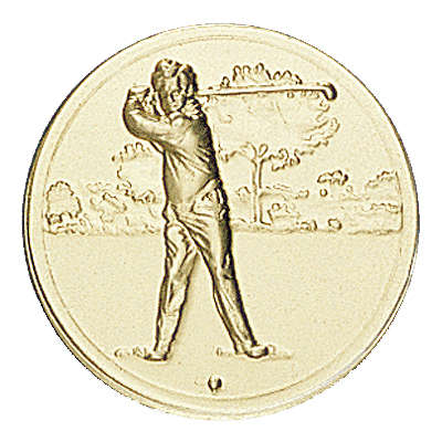 Вставки для медалей и кубков B223 гольф