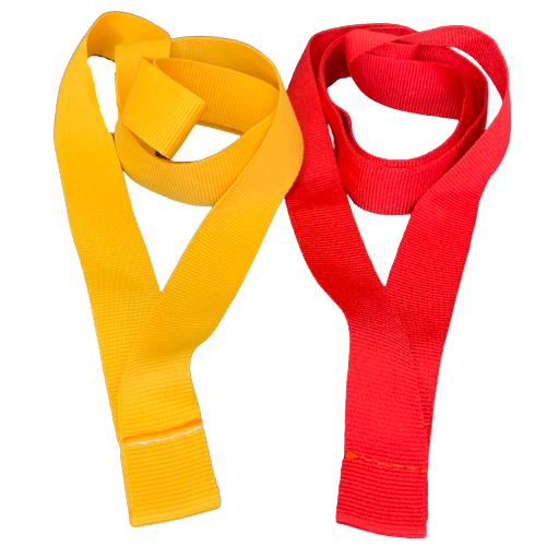 Лента сшивная желтая и красная 20 мм