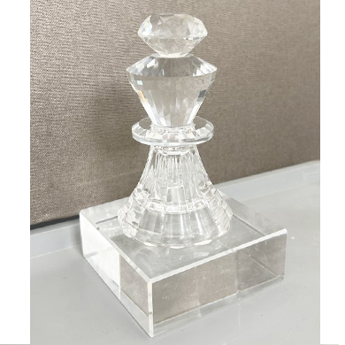 Награда из стекла шахматы